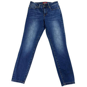 Guess Jeans Womens 27 Blue Y2K High Rise Skinny Stretch Denim Streetwear Fit Zip